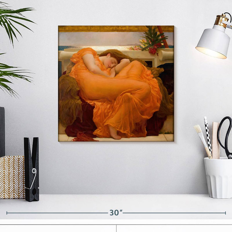 Leisha Flame, juin, H 16 po x l 16 po