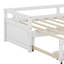 Lit de jour extensible avec couchette, lit de jour en bois avec couchette-88141041