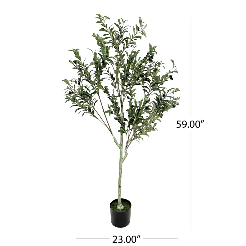 Arbre artificiel en pot Aarav, H 59 po x l 23 po x P 23 po
