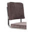 Chaise en porte-à-faux rembourrée en tissu-70836771