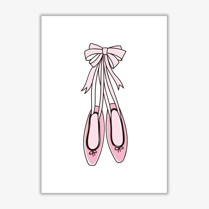 Ballerina Shoes - Painting, No Frame, 42 cm H x 30 cm W x 1 cm D