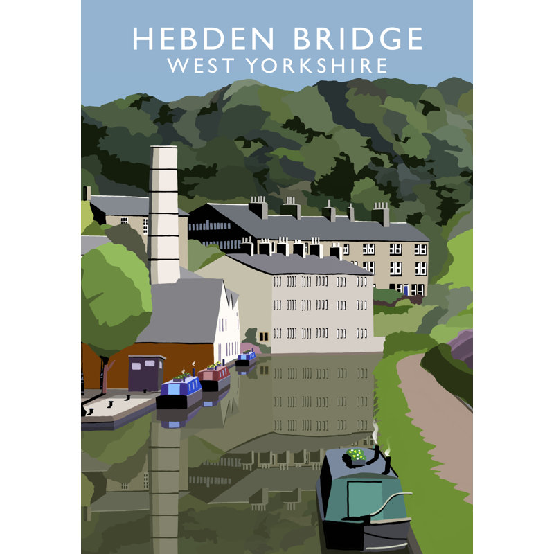 Hebden Bridge by Richard O'Neil - Print, No Frame, 40 cm H x 30 cm W x 1 cm D