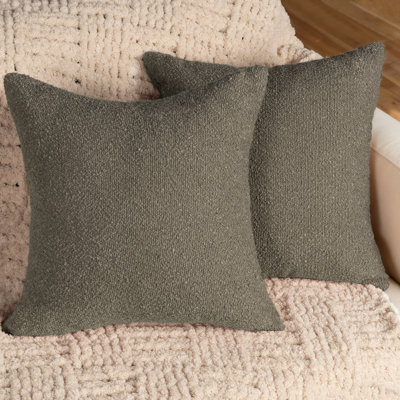 Housses de coussin décoratives douces texturées