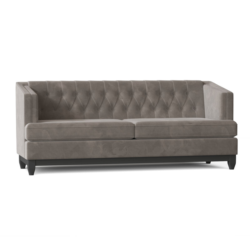 Ali 88'' Upholstered Sofa, Bella Granite