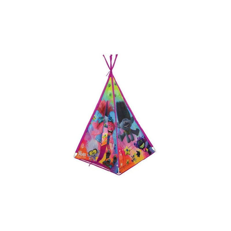 Trolls 2 100cm W x 100cm D Indoor / Outdoor Fabric Triangular Play Tent