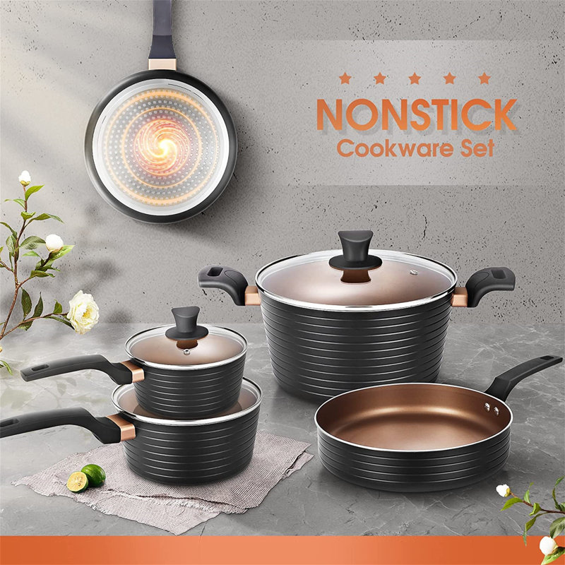 Waut 5 - Piece Non-Stick Cookware Set