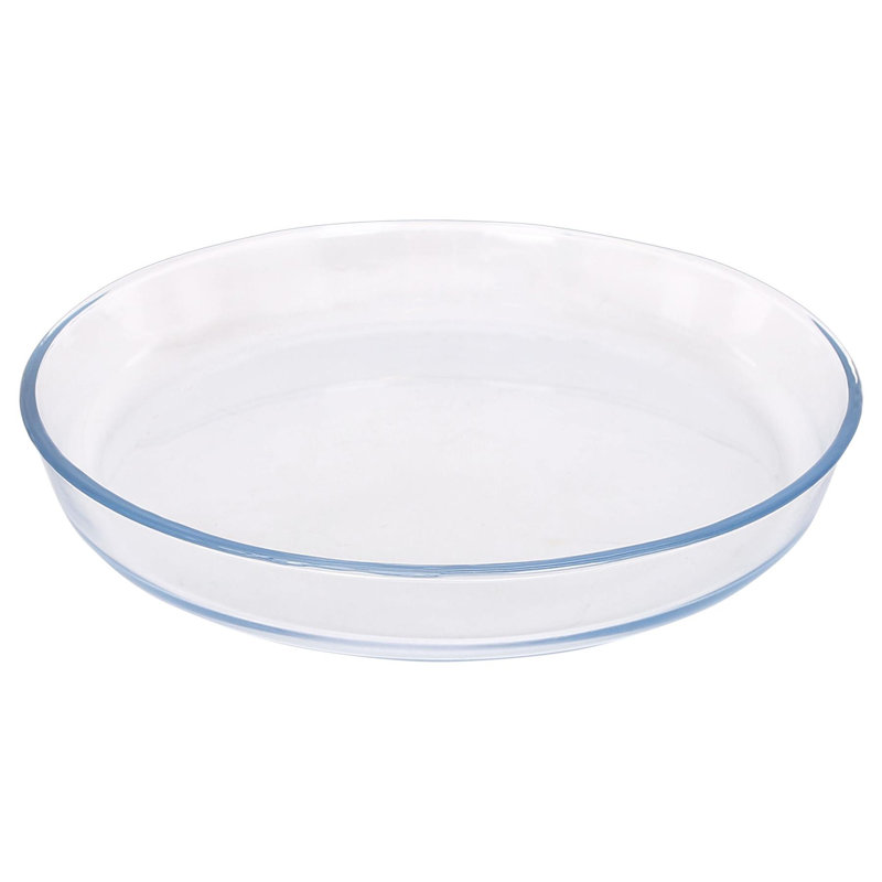 Argon Tableware Round Glass Baker Bakeware, 32cm x 32cm