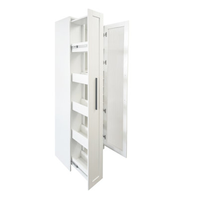 Armoire de cuisine extensible à plusieurs niveaux à 5 niveaux, avec portes en verre pour la salle à manger, profondeur de 23,91 po, hauteur de 70,9 po, poids de 139,97 lb, portes de tablette blanche, cuisine adaptée, bar,