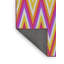Tapis jaune à chevrons Siler-105517016