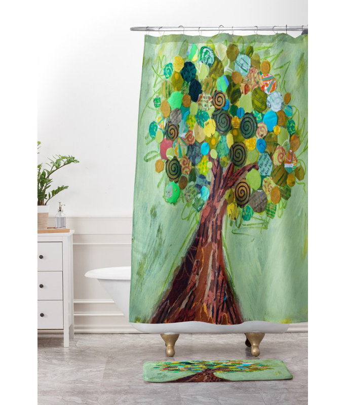 Tapis pour salle de bain spring tree