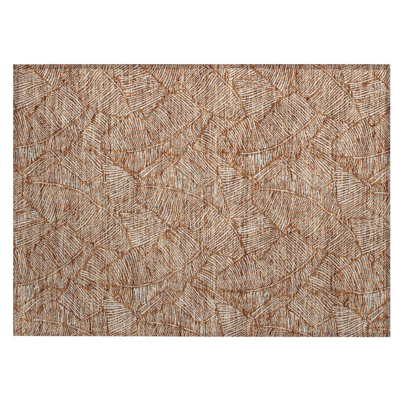Colwart Flatweave Floral Indoor / Outdoor Rug, Rectangle 1'8" x 2'6"