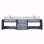 Ensemble de meuble-lavabo double 72 po x 22 po avec plateau en marbre de Carrare et robinet-1142235455-1142235451-1142235453