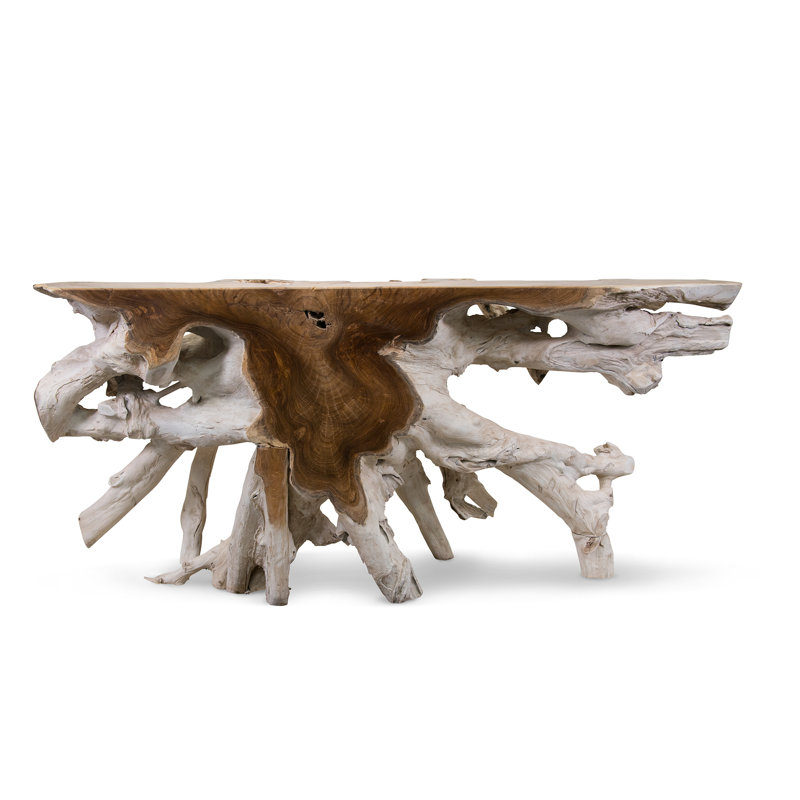 Console en bois massif de 69,5 po Bleach