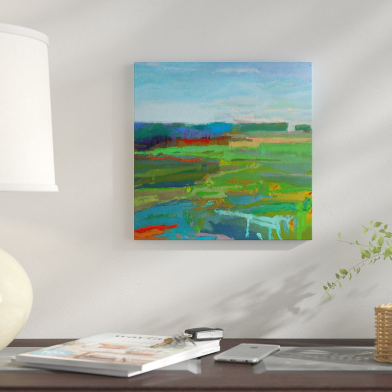 « vinalhaven v », reproduction sur toile, H 12 po x l 12 po x P 0,75 po, Pas de tapis, Toile tendue