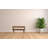 Solid Wood Nordic Storage Bench, Open Storage,