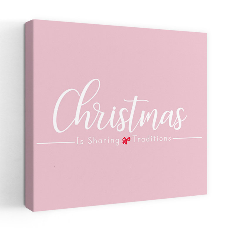 Noël, partage de traditions, art abstrait minimaliste élégant, H 36 po x l 36 po