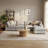 5-Piece Minimalist Modern Soft-Upholstered Sectional With Ottoman-1937262894