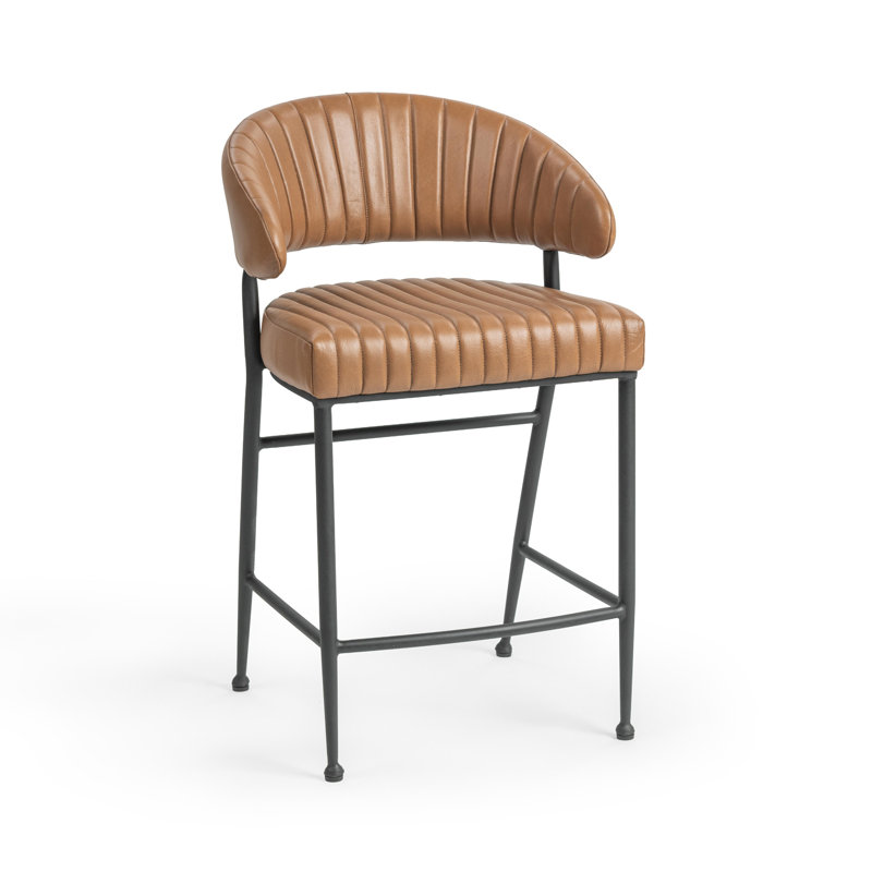 Umbria Stool, Counter Stool (26" Seat Height), Black