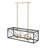 Keniya 6 - Light 34" Wide Dimmable Kitchen Island Square / Rectangle Chandelier