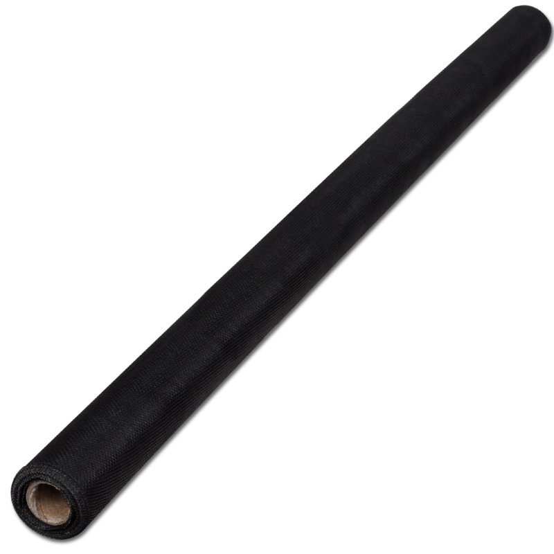 Door Window Net Mosquito Insect Bug Screen DIY Fibreglass Roll Multi Sizes, 60 x 2000 cm, Black