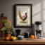 Pheasant in Profile Botanical - Framed Print-764113927-764113929