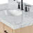 Thornaby 42'' Solid Wood Single Bathroom Vanity with 1.5'' Carrara Marble Top-768037734-750411460