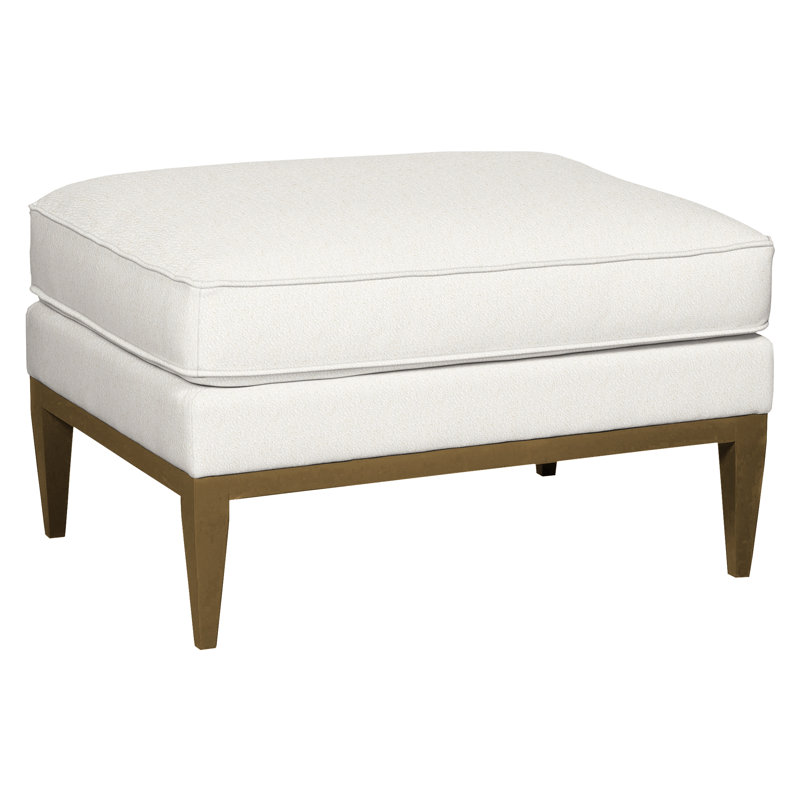 Camilla Upholstered Ottoman, Hampton, Kennelly Snow