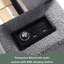 Lit de jour simple rembourré avec accoudoirs de rangement, lit gigogne et dernier système audio Bluetooth intégré, molleton Teddy-839823509