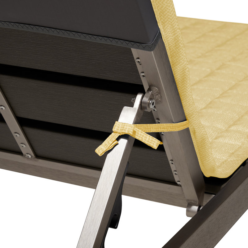 Outdoor Chair Pad, Yellow