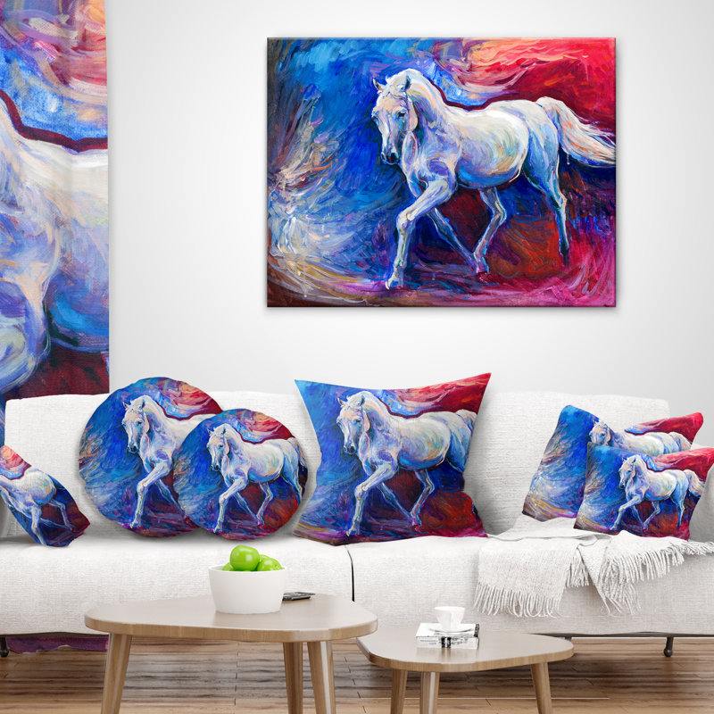 Coussin Blue Horse