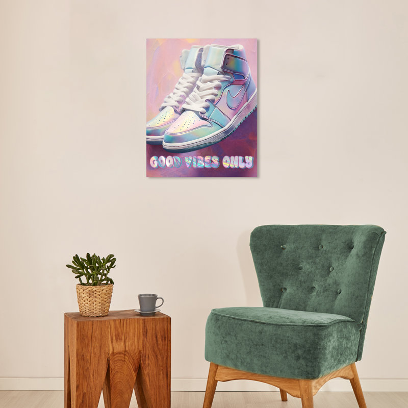 Espadrilles Good Vibes sur toile, L 16 po x H 20 po x P 0,8 po