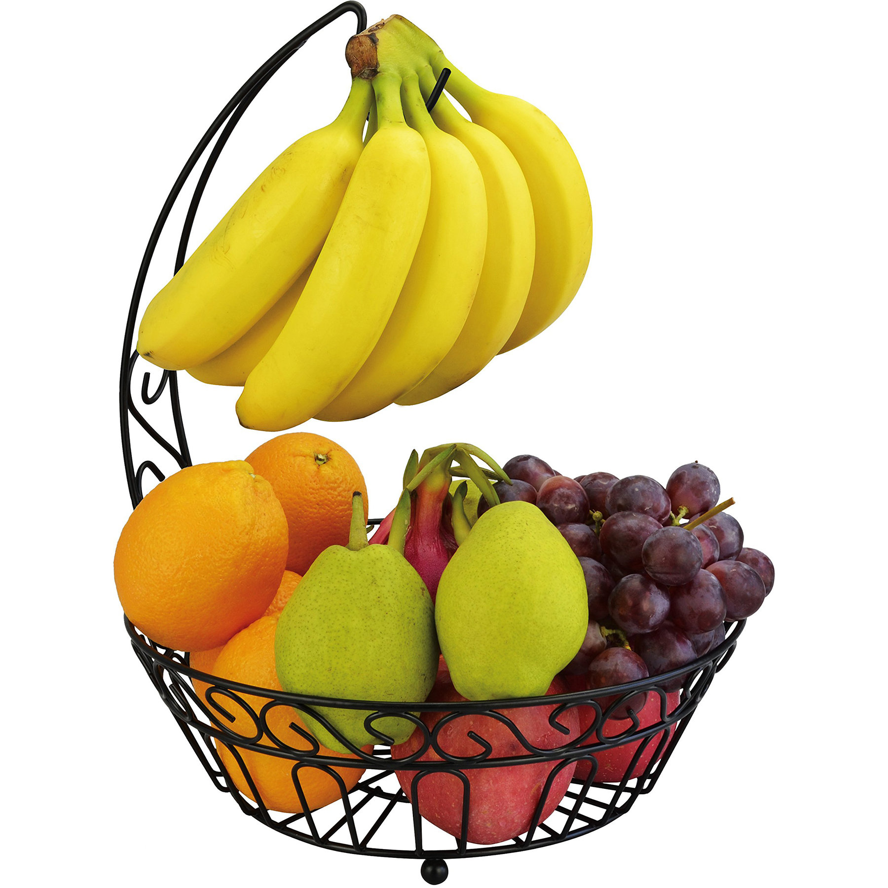 Red Barrel Studio® Large-Sized Fruit Bowl Tree Basket with Banana