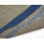 Tapis beige/cobalt à rayures handwoven à tissage plat San Diego CK730-31183768