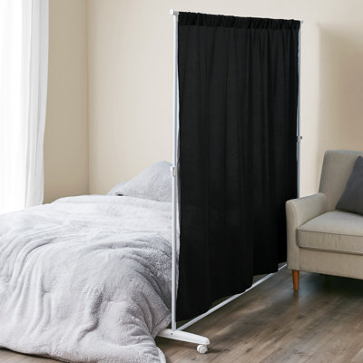Cadre de rideau d'intimité extensible avec rideaux Don't Look at Me Basics de Nourettin