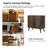 Anita 32'' W Mid-Century Modern 2-Door  Solid Wood Accent Cabinet with Adjustable Shelves and Cable Management-677529030