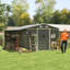 Remise de rangement extérieure 10 pi x 12 pi avec petite maison-123098302