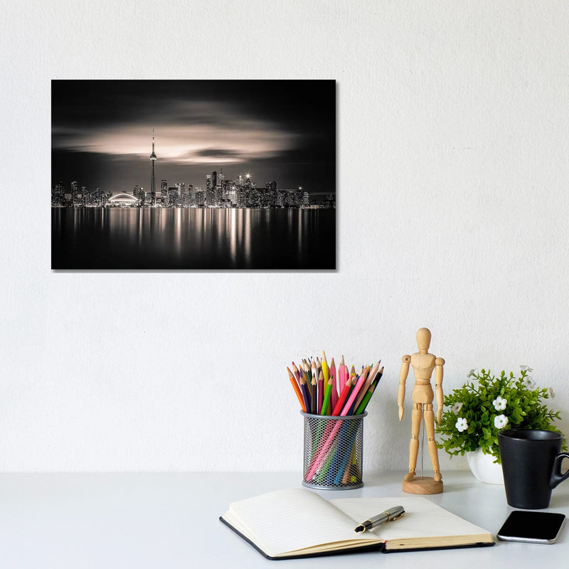Toronto by Yoann - Print on Canvas, Wrapped Canvas, 20.32cm H x 30.48cm W x 1.91cm D
