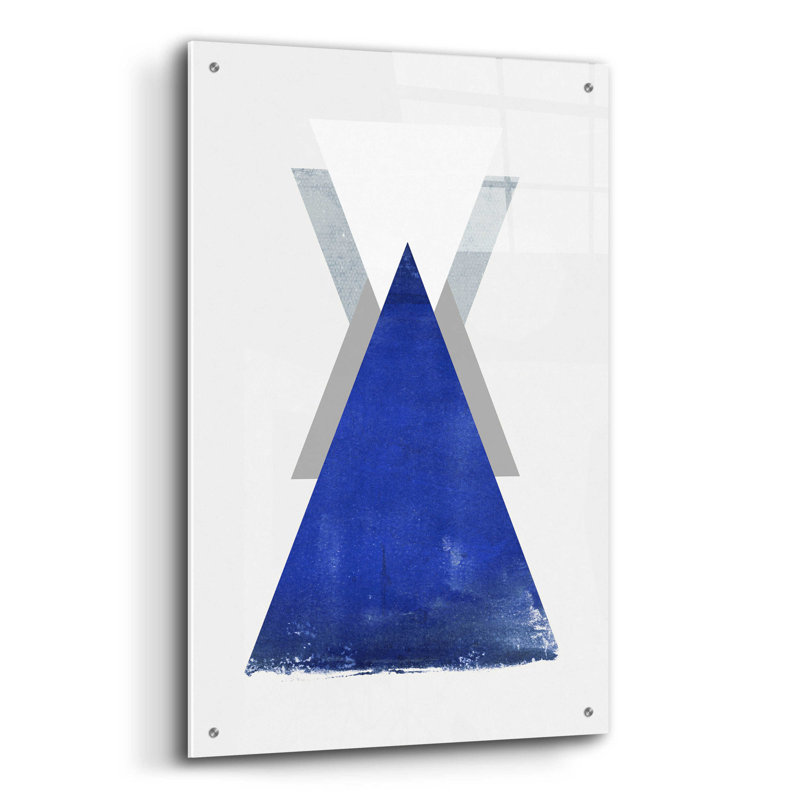 Triangle 2 sur plastique / acrylique par Design Fabrikken, H 36 po x l 24 po x P 0,2 po