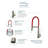 Transolid Bell'arte Pull Down Kitchen Faucet-48275745