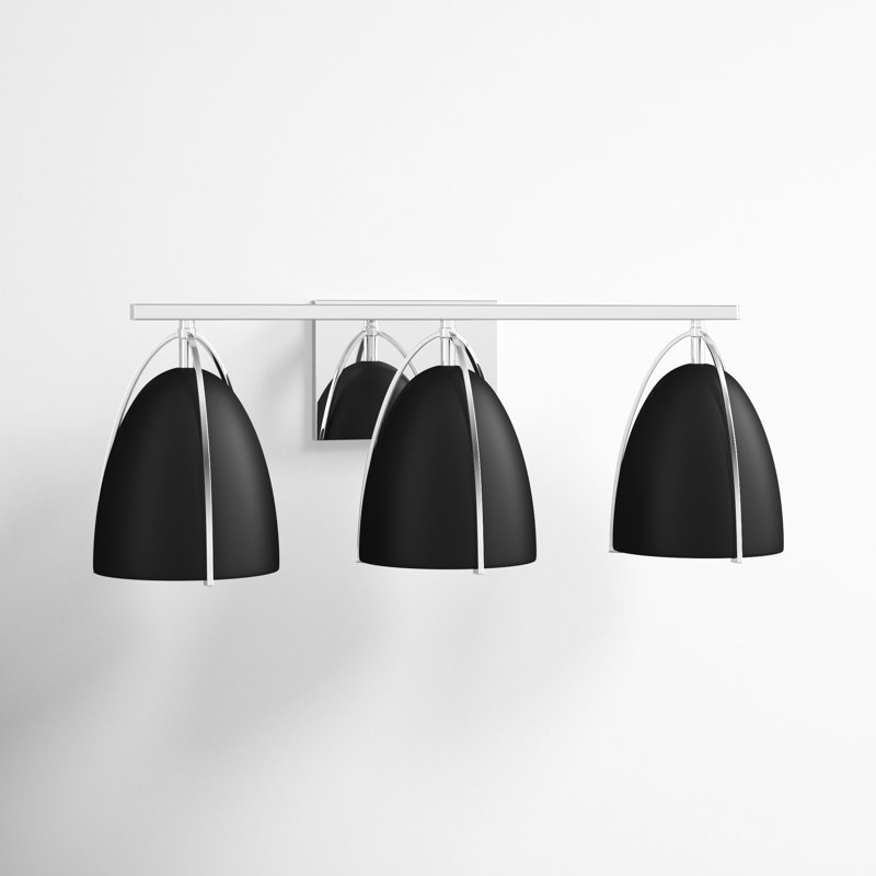 Noel 3 - Light Dimmable Vanity Light, Chrome, No