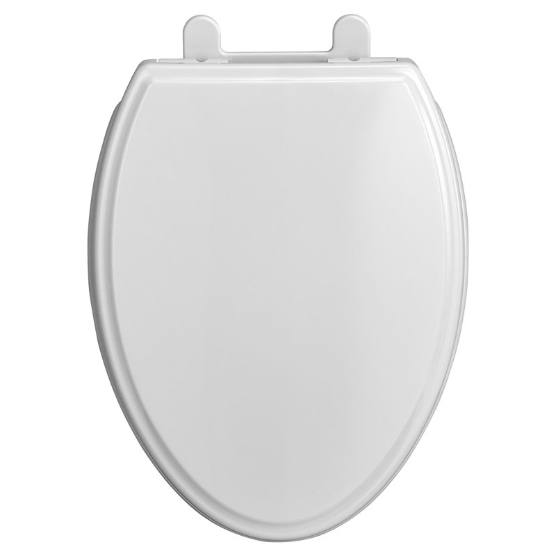 Siège de toilette télescopique de luxe allongé, Blanc
