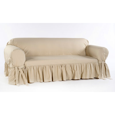 Cotton Box Cushion Sofa Slipcover
