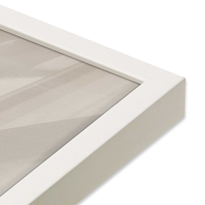 Impression de carte beige très grand, Blanc opaque, H 17 po x l 13 po