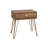 1 Drawer Draw Side Table with Hairpin Legs