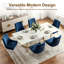Velvet Upholstered Side Chair With Silver Legs-2029679292-2078051679