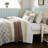 6 Piece Reversible Cotton Quilt - Yellow Full/Queen With Fancy Cushions Bedroom Pillows-121405841-121405842