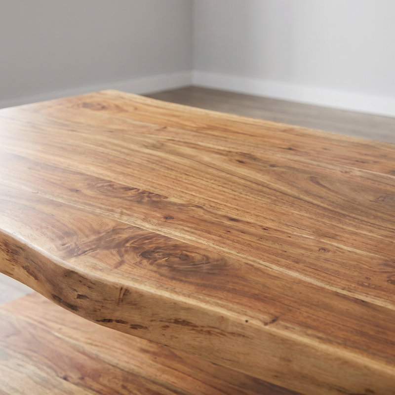 Solid Wood Top Coffee Table