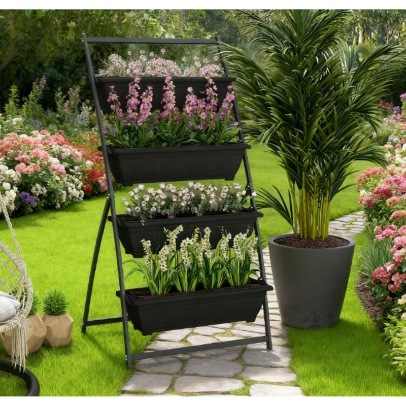 Jardinières en acier peu encombrantes, jardin vertical moderne pour la maison et la cuisine
