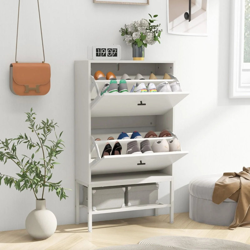 10 Pair Shoe Storage Cabinet