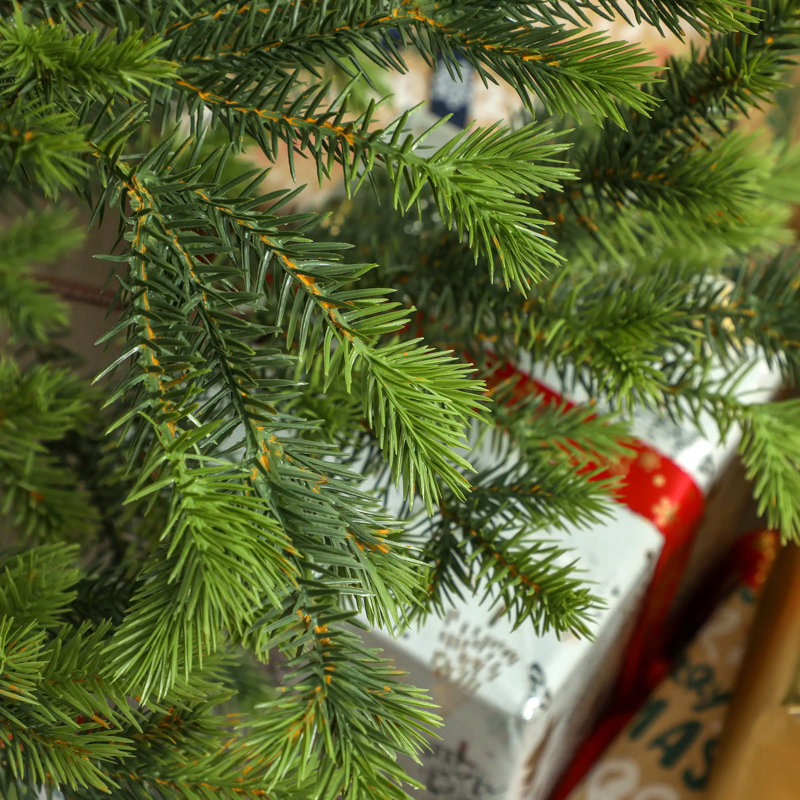 Arbre de Noël artificiel 9 pi avec base en acier et 4306 pointes